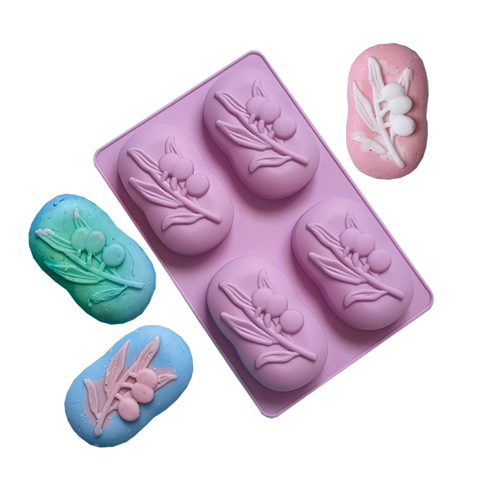 4 Cavities Oval Olive Tree Sil - Candle Supplies Wholesale review and price