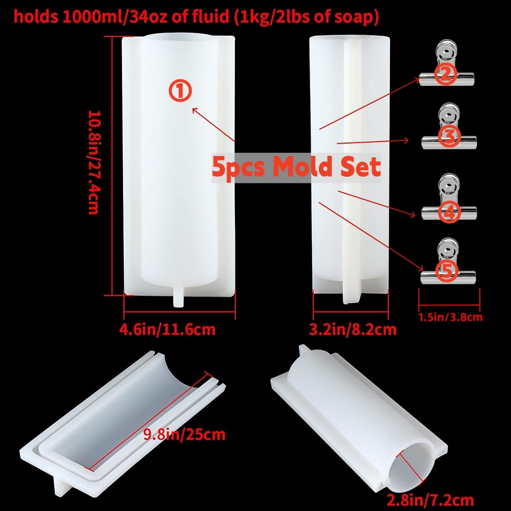 Big Cylinder Tube Soap Mold wi - Candle Supplies Wholesale review and price