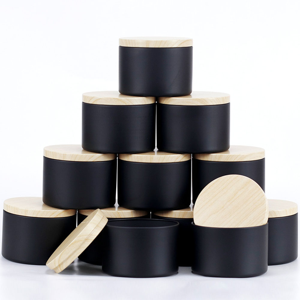 24pcs 4oz Black Candle Jars ,R - Candle Making Supplies Jars review and price