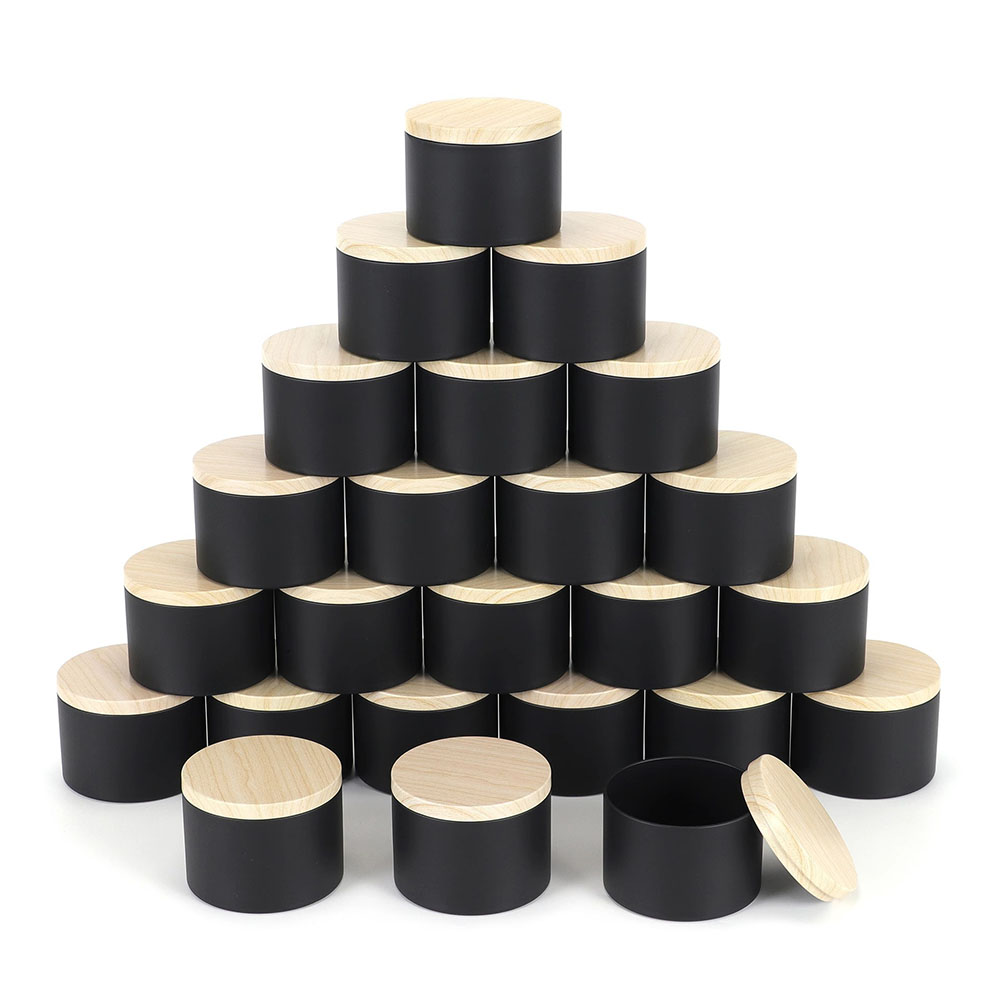 24pcs 4oz Black Candle Jars ,R - Candle Making Supplies Jars review and price