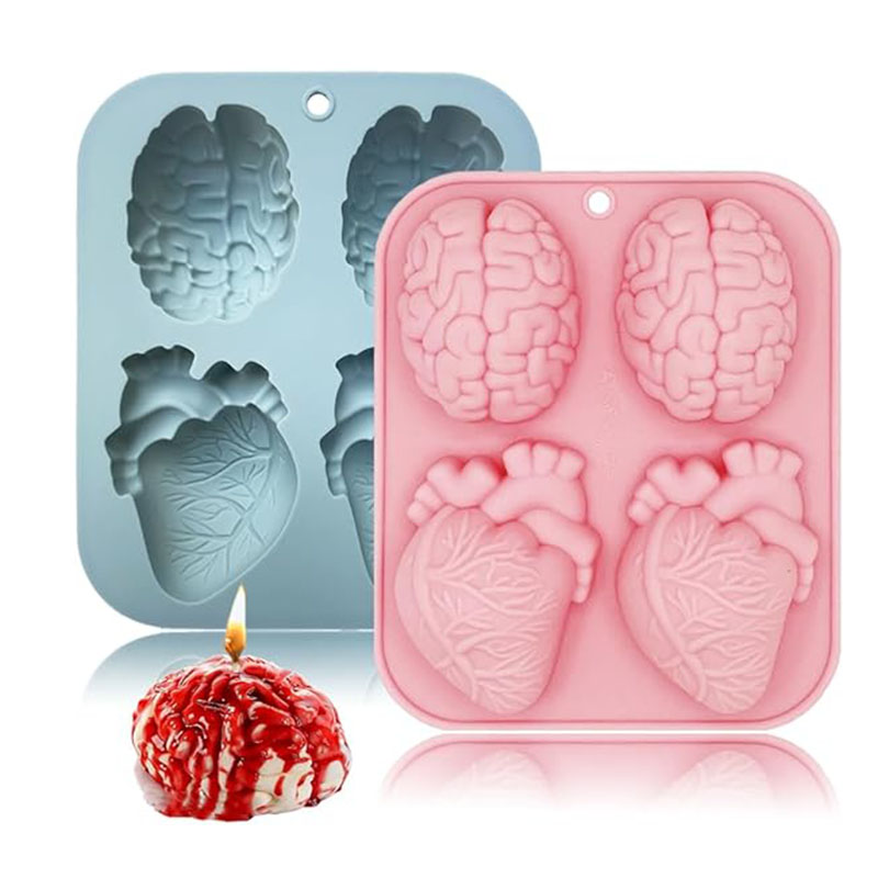 Human Brain And Heart Silicone - Candle Supplies Wholesale review and price