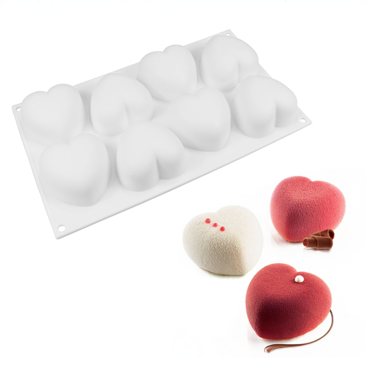 Love Heart Silicone Soap Mold  - Candle Supplies Wholesale review and price