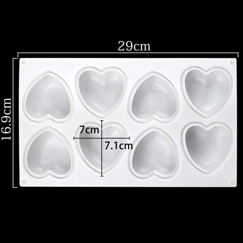 Love Heart Silicone Soap Mold  - Candle Supplies Wholesale review and price